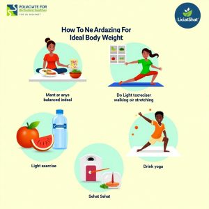Sehat Sehat: Tips Sehat untuk Menjaga Berat Badan Ideal